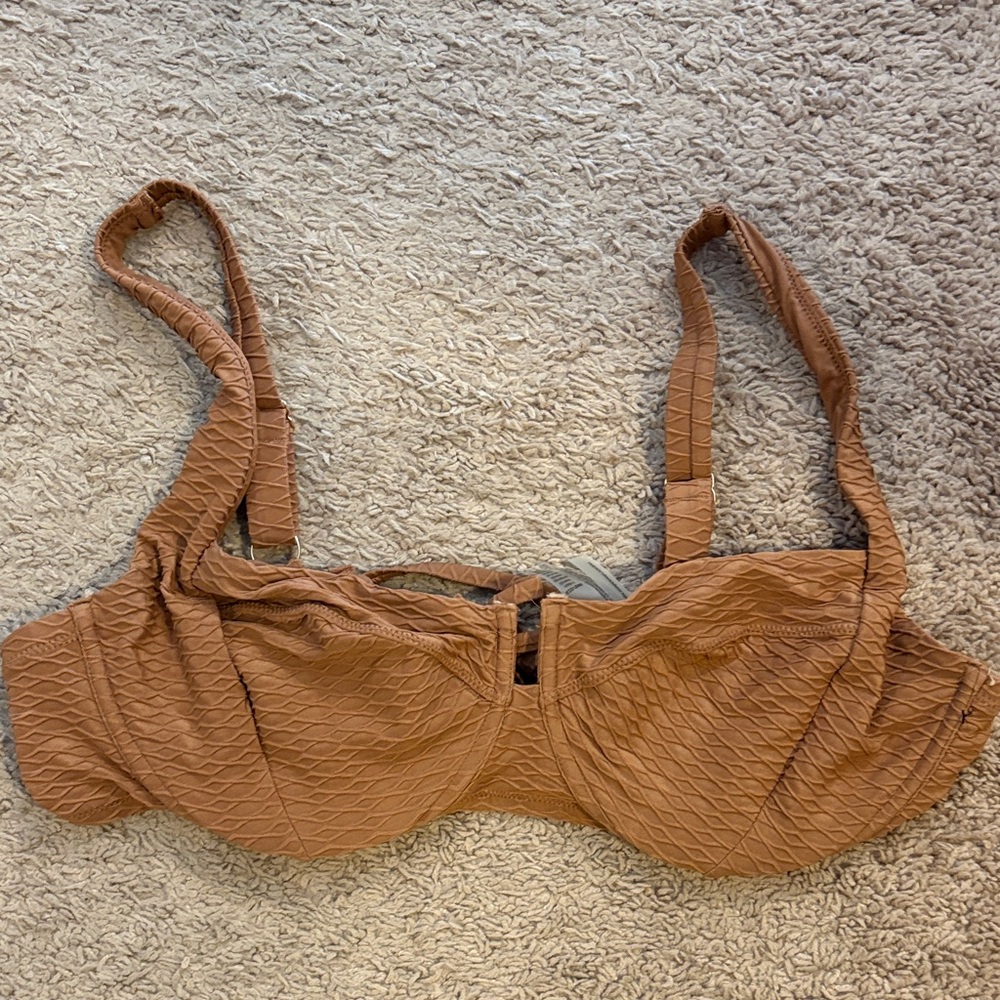 Victoria's Secret Quilted Brown Bra